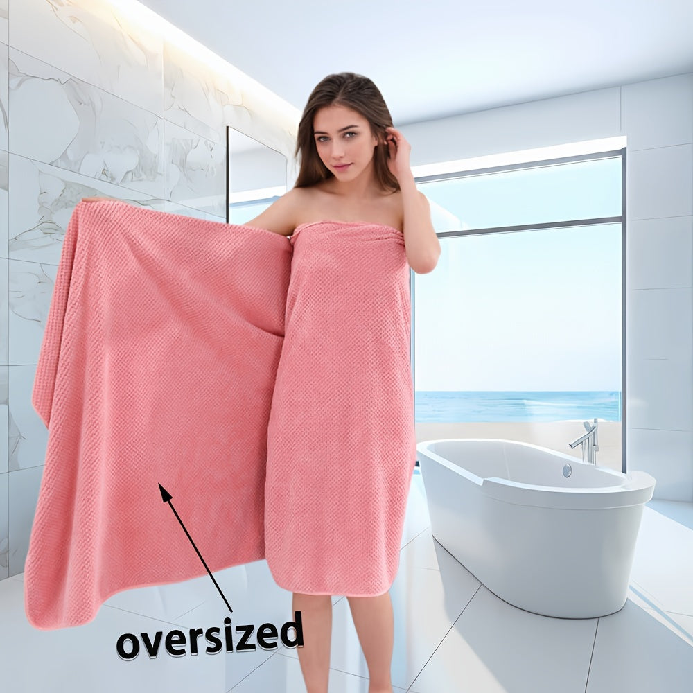 1pc oversized bath towel (35.4*67in/90*170cm