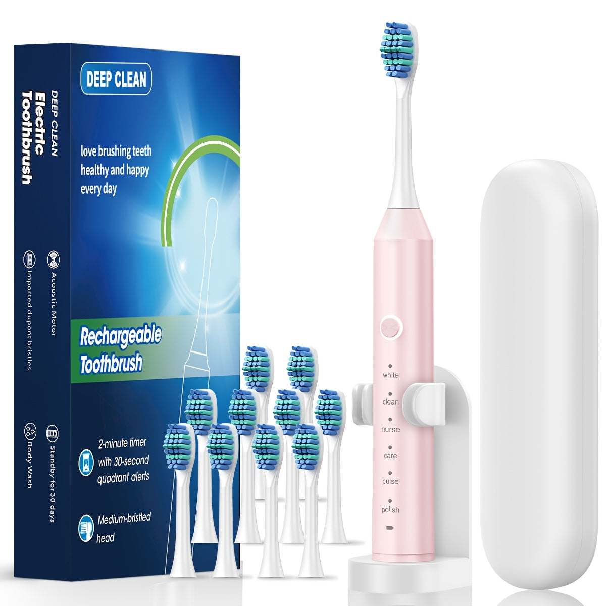 Automatic Rechargeable Electric Toothbrush for Adults