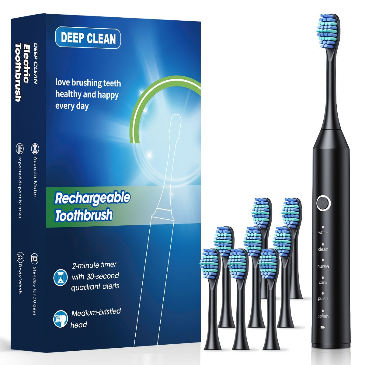 Automatic Rechargeable Electric Toothbrush for Adults