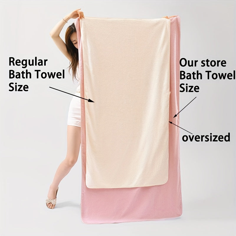 1pc oversized bath towel (35.4*67in/90*170cm