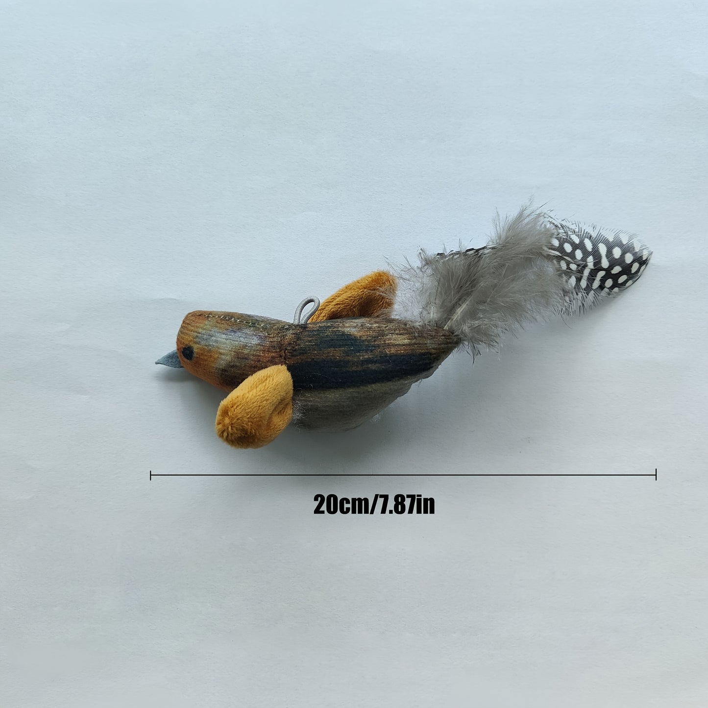 Flapping Bird Cat Toy – Realistic Sound, Plush, No Batteries