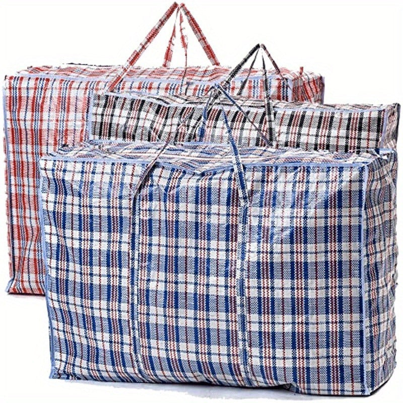 3pcs/1pc, Oversized PVC Zipper Storage Bag - Durable, Reusable Clothing, Laundry, Bedding Organizing Bag - Ideal for Moving and Daily Use, Mounted Closet Systems