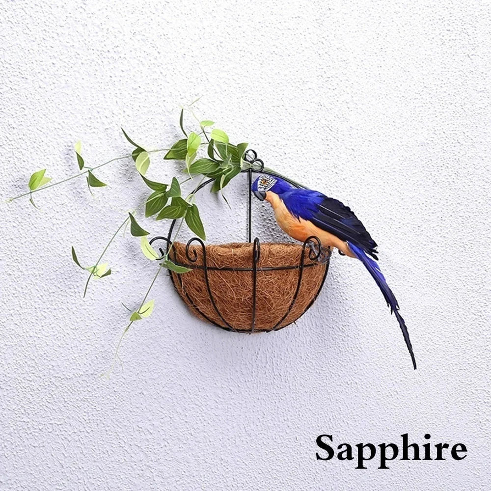25/35cm Handmade Simulation Parrot – Garden Decor Ornament