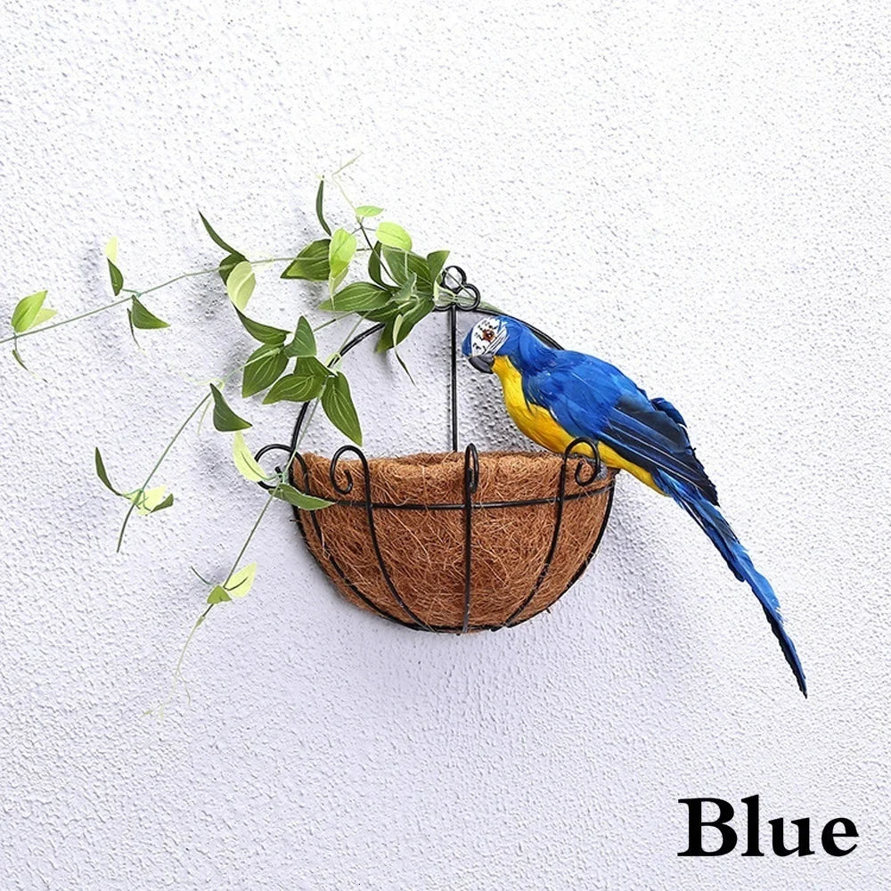 25/35cm Handmade Simulation Parrot – Garden Decor Ornament