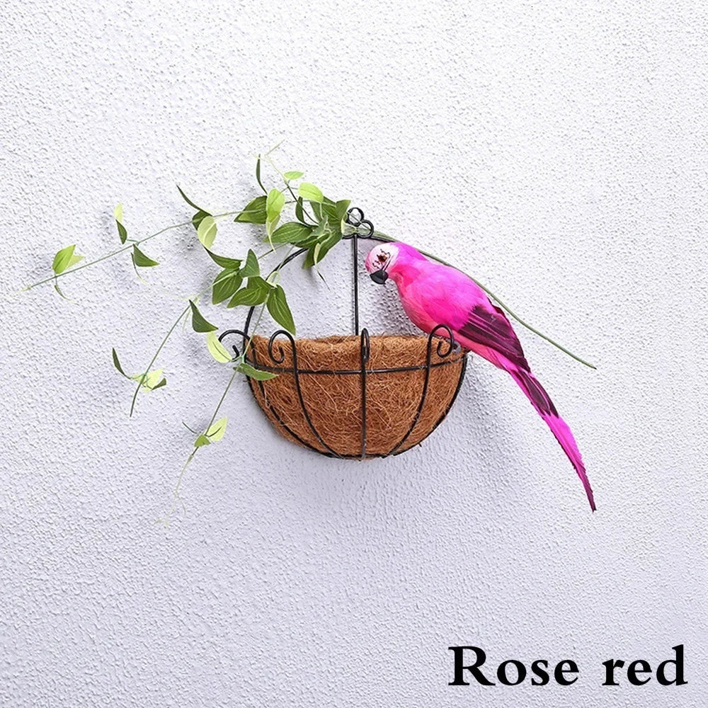 25/35cm Handmade Simulation Parrot – Garden Decor Ornament