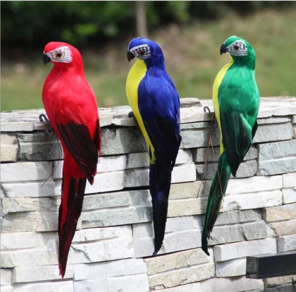 25/35cm Handmade Simulation Parrot – Garden Decor Ornament