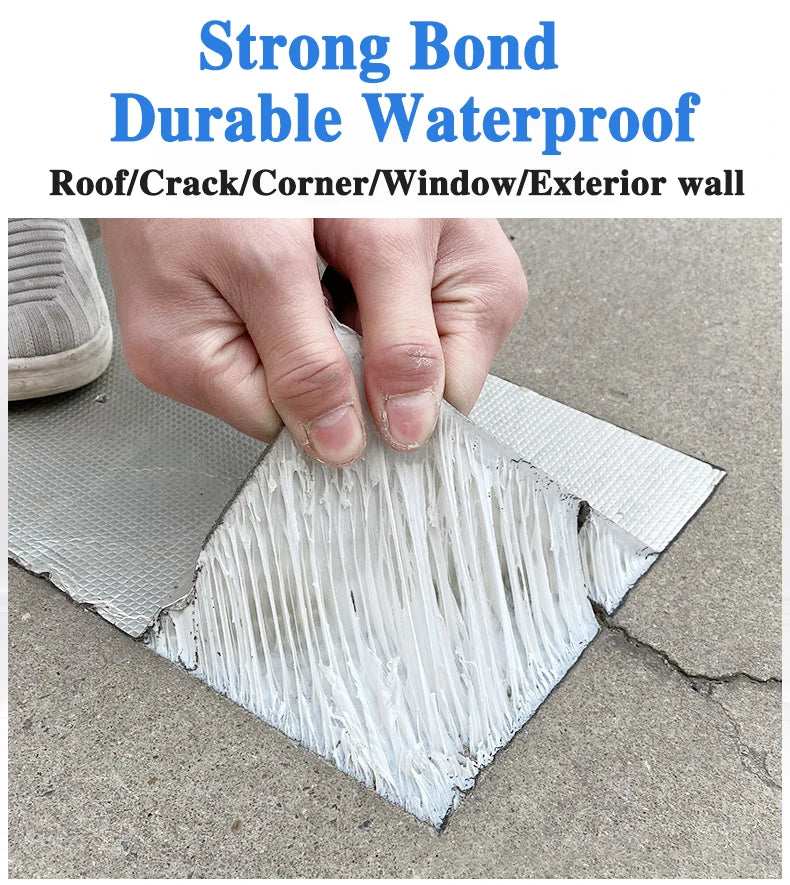 Waterproof Aluminum Foil Butyl Tape – High-Temperature Sealant