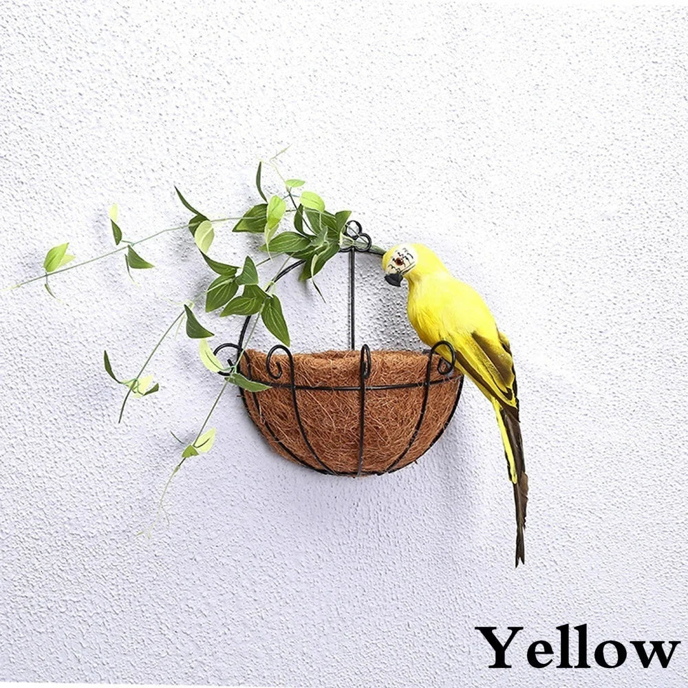 25/35cm Handmade Simulation Parrot – Garden Decor Ornament