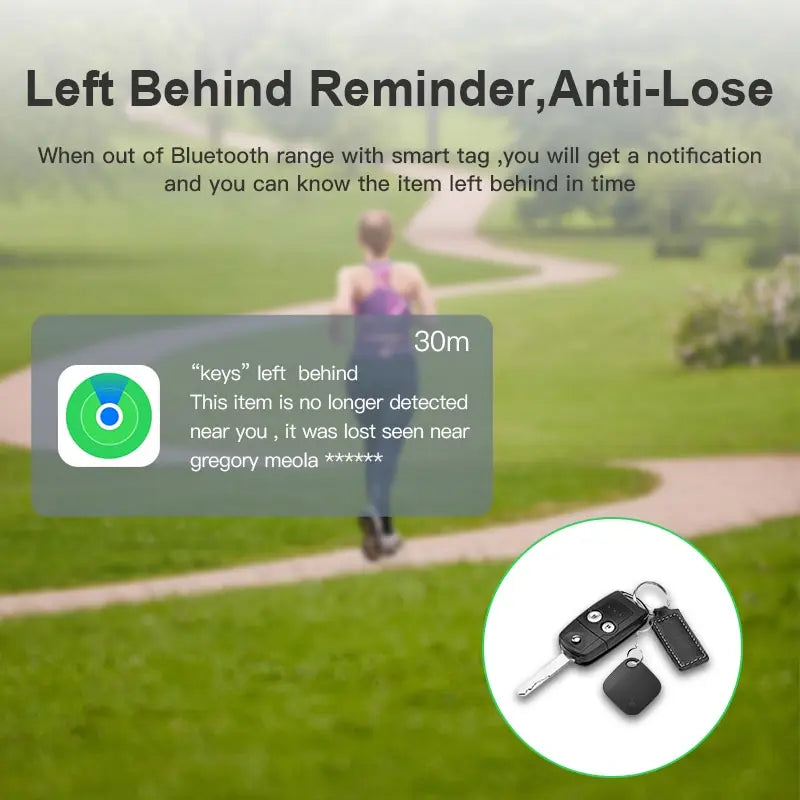 Smart Bluetooth GPS Tracker – Find My App Compatible