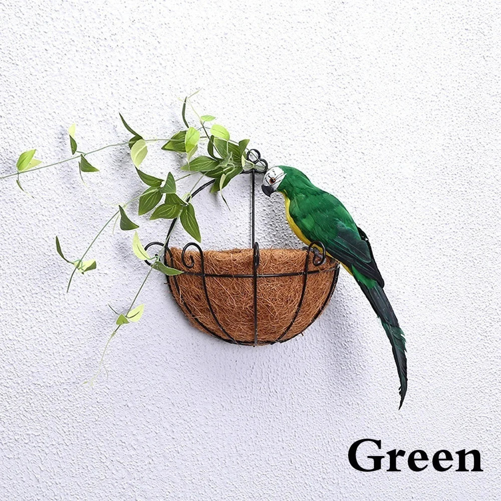25/35cm Handmade Simulation Parrot – Garden Decor Ornament