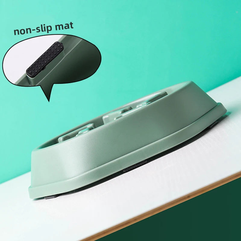 Pet Slow Feeder Bowl – Anti-Choking Eating Dish