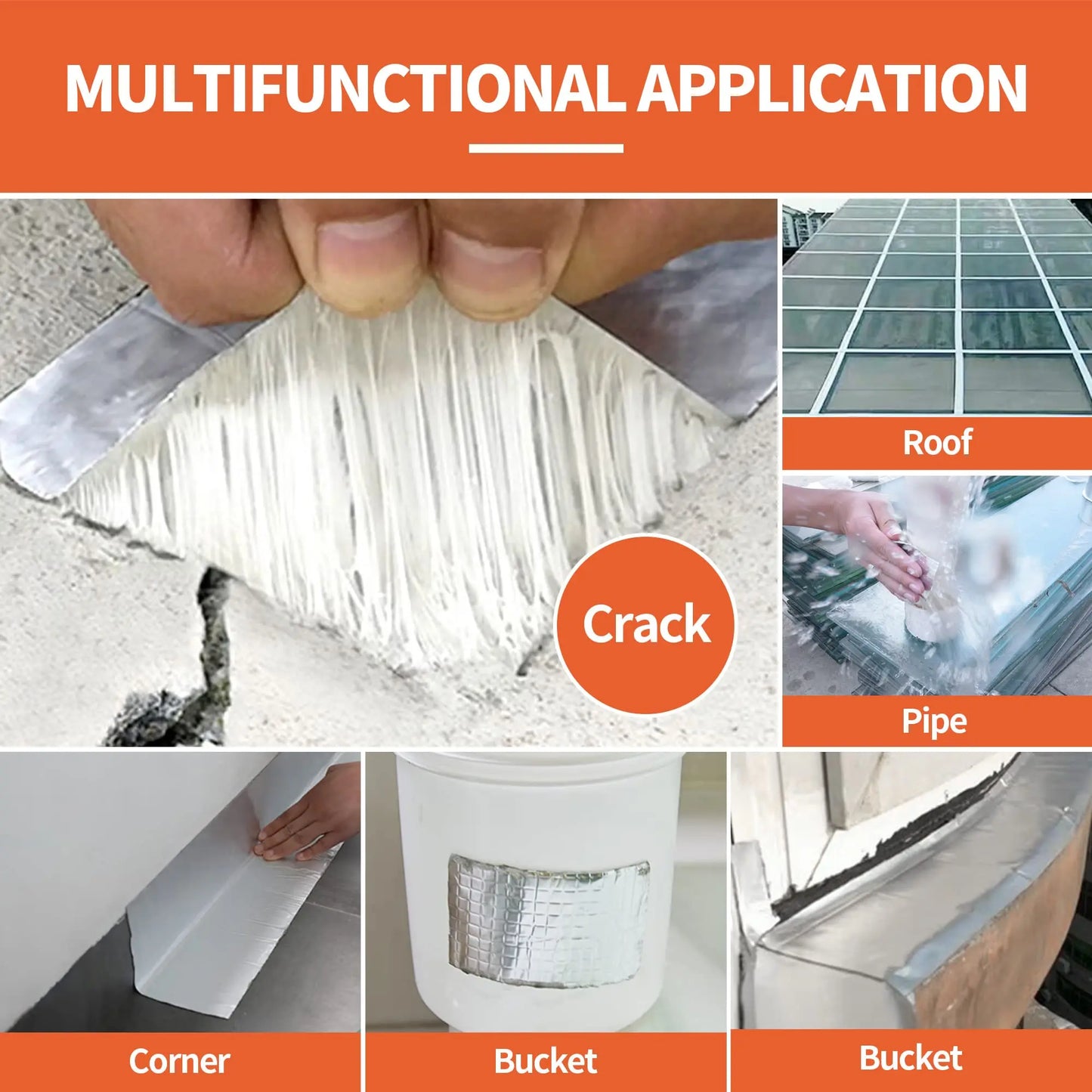 Waterproof Aluminum Foil Butyl Tape – High-Temperature Sealant