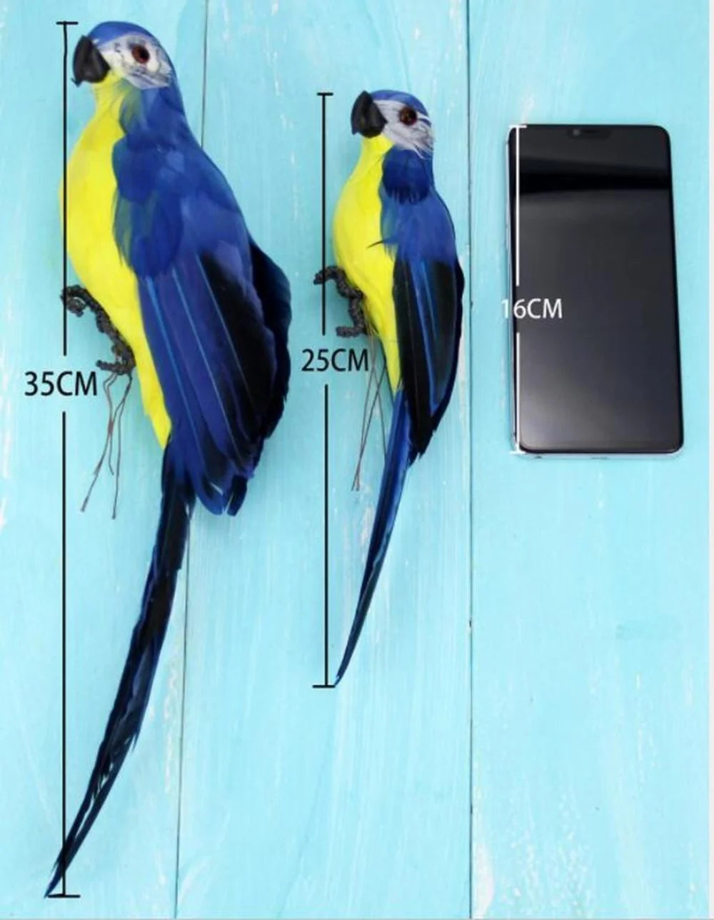 25/35cm Handmade Simulation Parrot – Garden Decor Ornament