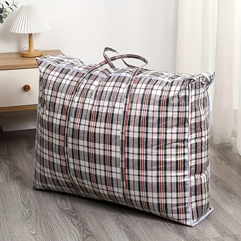 3pcs/1pc, Oversized PVC Zipper Storage Bag - Durable, Reusable Clothing, Laundry, Bedding Organizing Bag - Ideal for Moving and Daily Use, Mounted Closet Systems