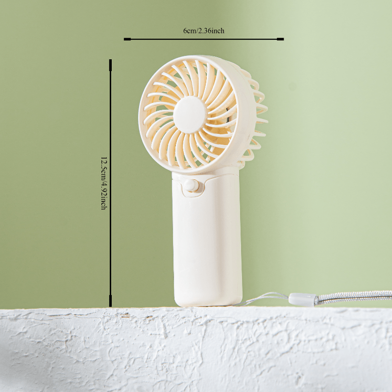 [Portable Mini Fan] Portable Mini Fan, Compact & Lightweight | Battery-Operated, Ideal for Office, Outdoor, Travel & Camping - Stay Cool Anywhere, Anytime! (AAA Batteries Not Included)