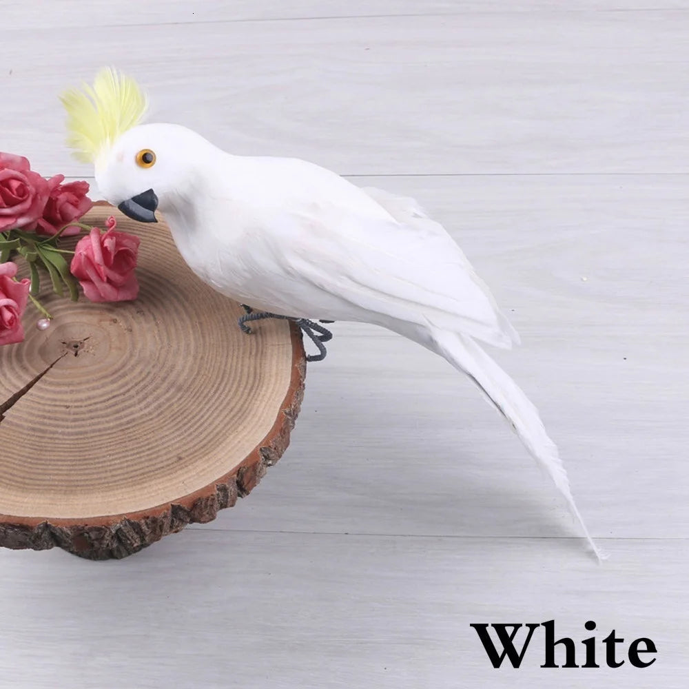 25/35cm Handmade Simulation Parrot – Garden Decor Ornament